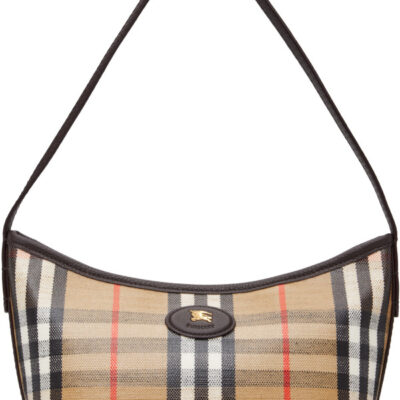 Burberry Beige Mini Highlands Shoulder Bag