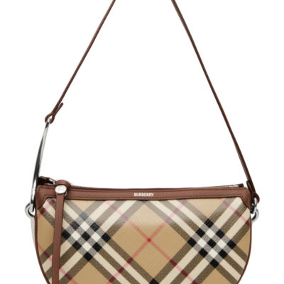 Burberry Beige Small Bridle Saddle Bag