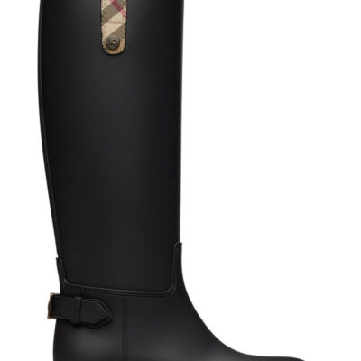Burberry Black Cavalier Outdoor Boots