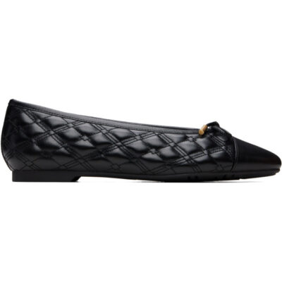 Burberry Black Highgate Ballerina Flats
