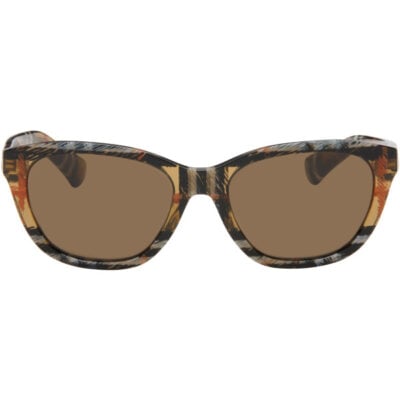 Burberry Brown Check Sunglasses