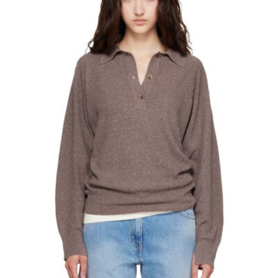 Calvin Klein Collection Brown Helga Polo