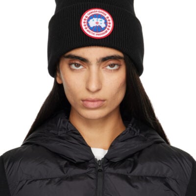 Canada Goose Black 'Arctic Toque' Beanie