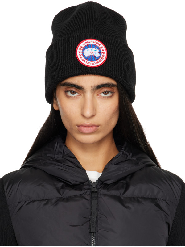 Canada Goose Black 'Arctic Toque' Beanie