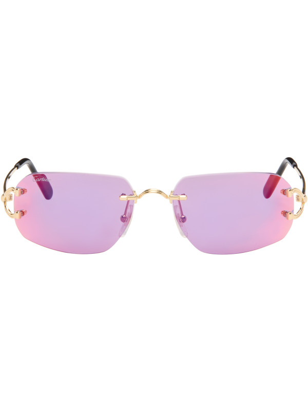Cartier Gold Classic C Motif Sunglasses