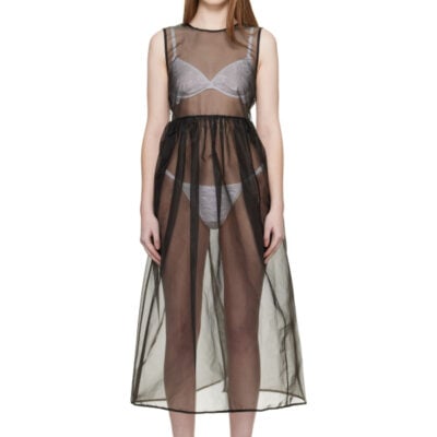 Cecilie Bahnsen Black CBcamillia Midi Dress