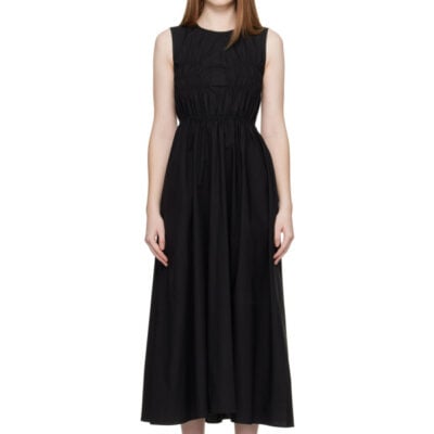 Cecilie Bahnsen Black CBchristy Midi Dress