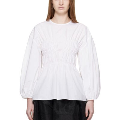 Cecilie Bahnsen White CBcamryn Blouse