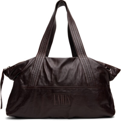 Charlotte Knowles Brown Turvy Leather Tote