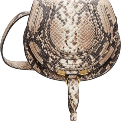 Chloé Beige Small Marcie Saddle Bag