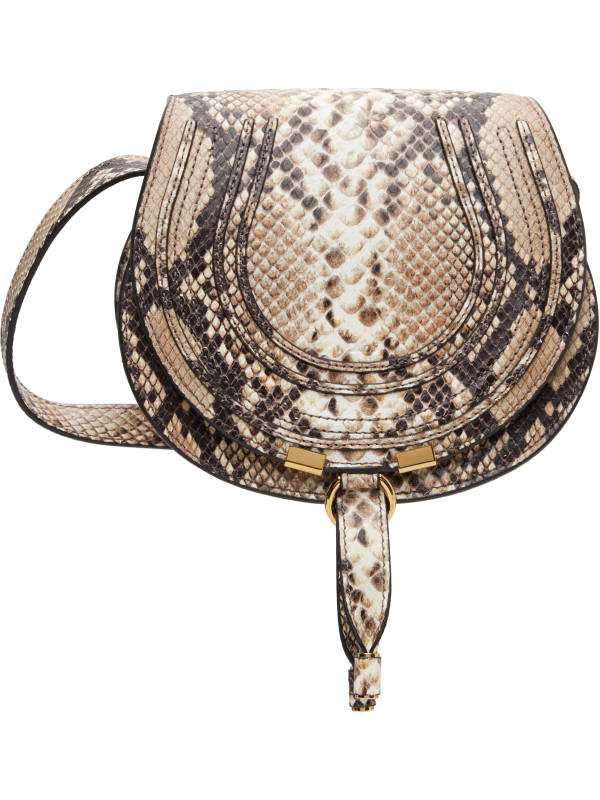 Chloé Beige Small Marcie Saddle Bag
