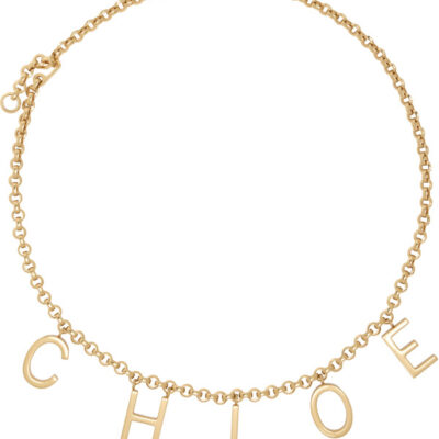 Chloé Gold 'The Chloé Letters' Belt