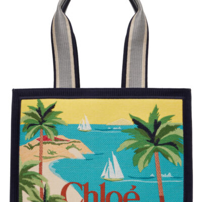 Chloé Navy 'Chloé Soleil' Tote