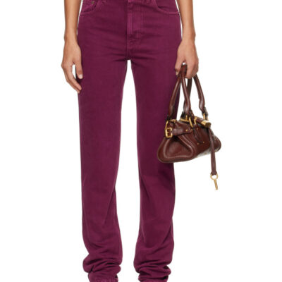 Chloé Purple Slim Denim Jeans