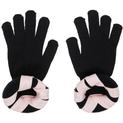 Chopova Lowena Black Cribbage Cross Gloves