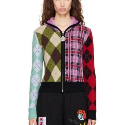 Chopova Lowena Multicolor Farrago Zip-Up Hoodie