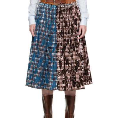 Chopova Lowena Multicolor Lockhart Carabiner Midi Skirt