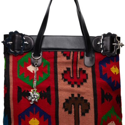Chopova Lowena Red Chiprovtsi Carpet Tote