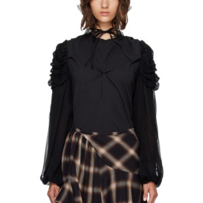 Collina Strada Black Celosia Shirt