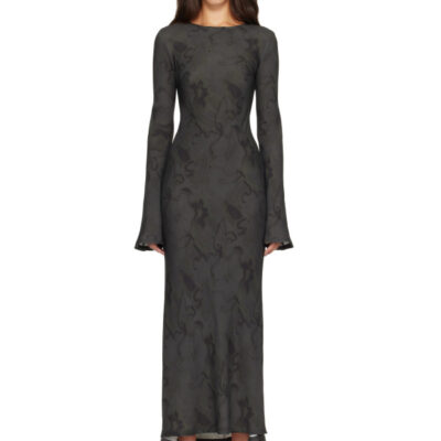 Collina Strada Black Yuri Maxi Dress