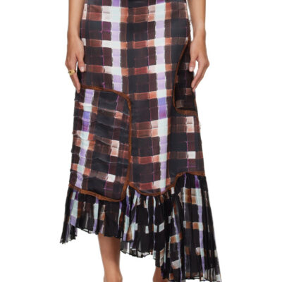 Collina Strada Brown Lily Maxi Skirt