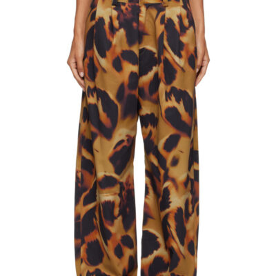 Collina Strada Tan Lace Catchfly Trousers