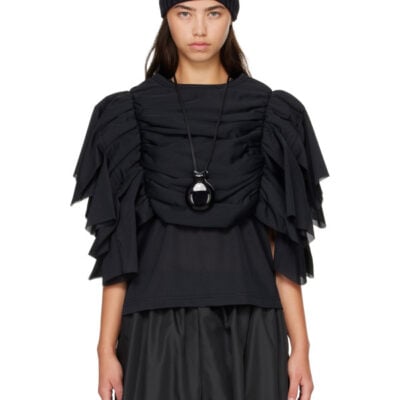 Comme Des Garcons Black Gathering Layered Shirt