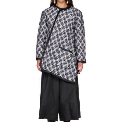 Comme Des Garcons Black & White Raschel Lace Jacket