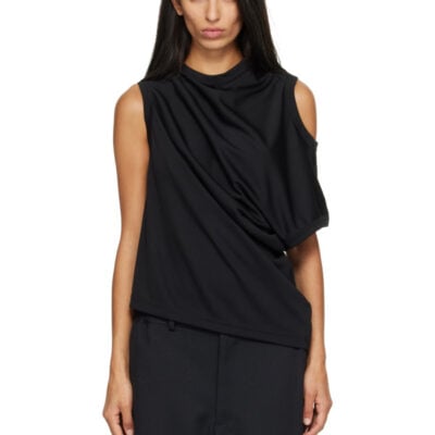 Comme Des Garcons Comme Des Garcons Black Asymmetrical Top