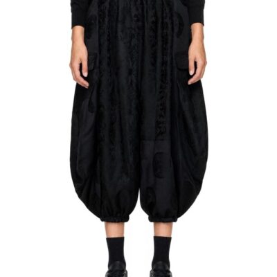 Comme Des Garcons Comme Des Garcons Black Jacquard Trousers