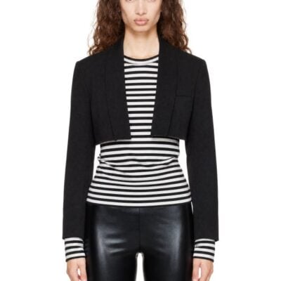Comme Des Garcons Comme Des Garcons Black Wool Doeskin Jacket
