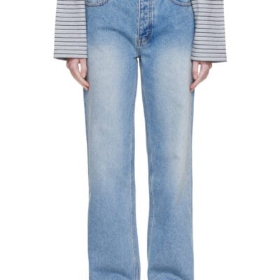 Coor Blue Straight Jeans