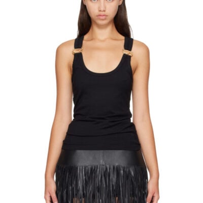 Coperni Black C-Logo Tank Top