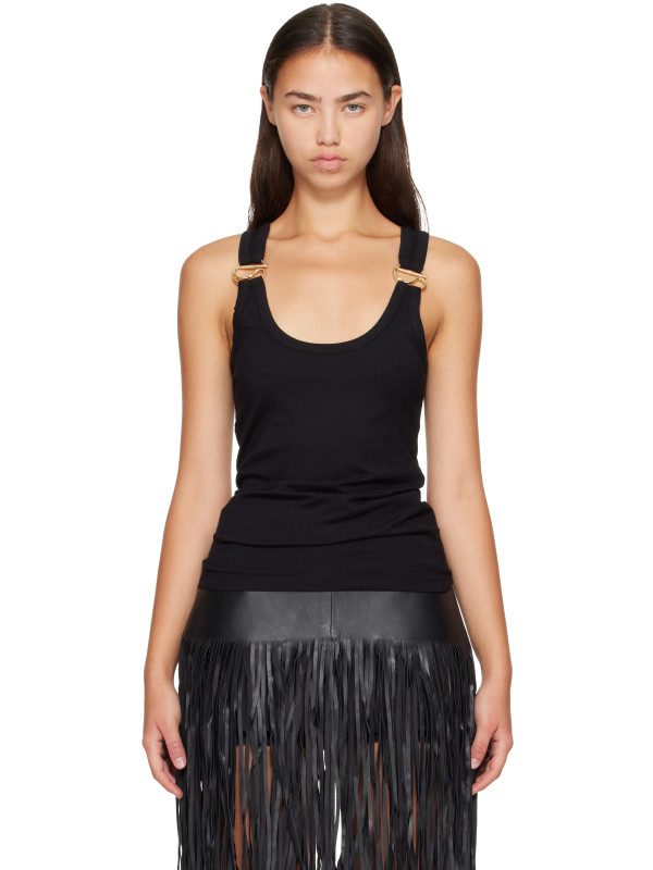 Coperni Black C-Logo Tank Top