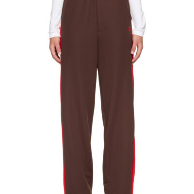 Coperni Brown Oversized Track Pants