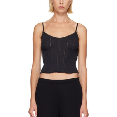 Cou Cou Black 'The Long Cami' Camisole