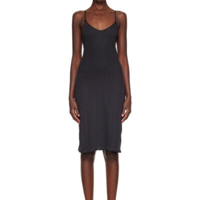 Cou Cou Black 'The Midi Slip' Midi Dress