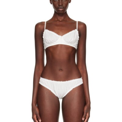 Cou Cou White 'The Voile' Bra