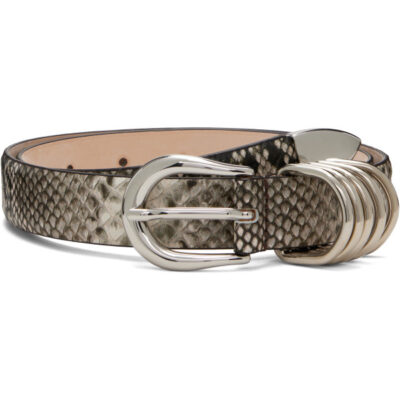 Dehanche Beige Hollyhock Snake Belt