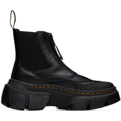 Dr Martens Black DMXL Zip Leather Chelsea Boots