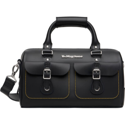 Dr Martens Black Kieve Leather Top Handle Bag