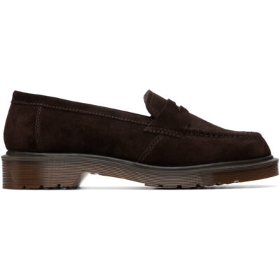 Dr Martens Brown Delapre Penny Loafers