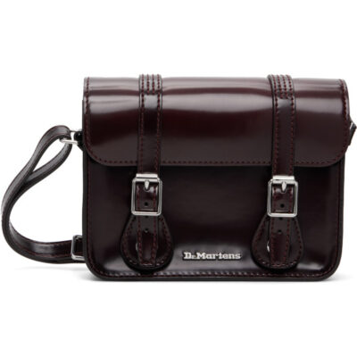 Dr Martens Burgundy 7 Inch Vegan Crossbody Bag