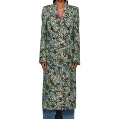 Dries Van Noten Multicolor Gobelin Coat