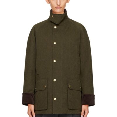 Dunst Khaki Waxed Cotton Hunting Jacket
