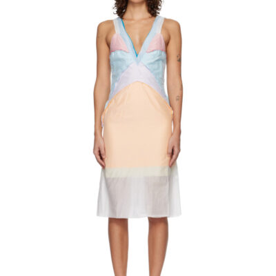 Edward Cuming Multicolor Chaos Midi Dress