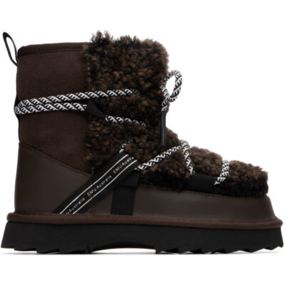 Emu Brown Blurred Teddy Boots