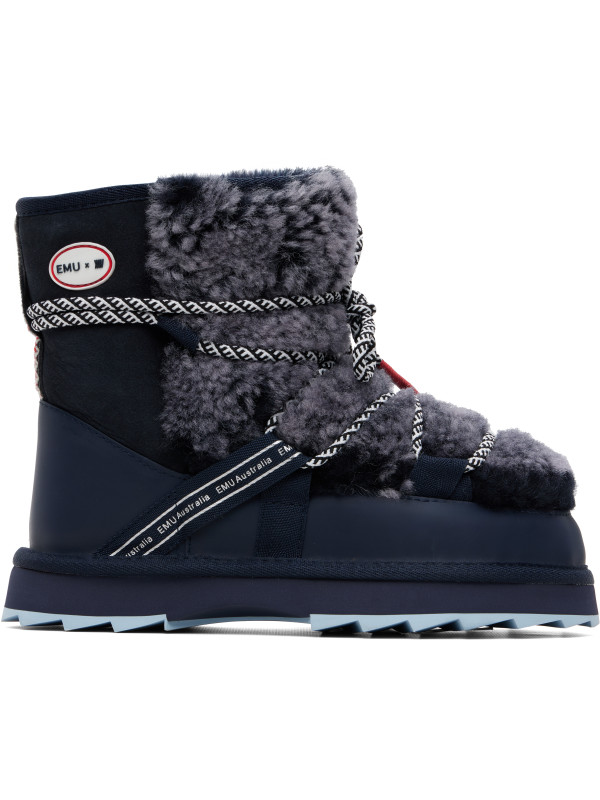 Emu Navy We Norwegian Edition Blurred Teddy Boots