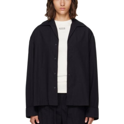 Entire Studios Black L/S Pyjama Shirt