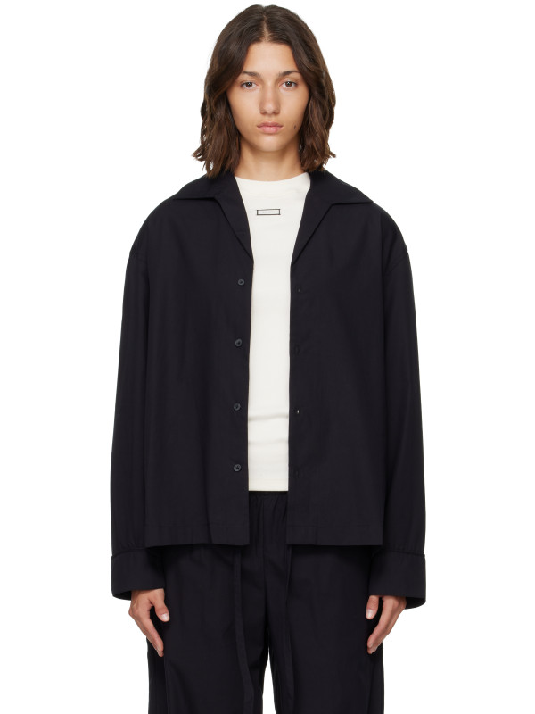 Entire Studios Black L/S Pyjama Shirt